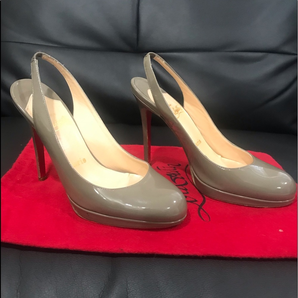 Authentic Christian Louboutin sling backs.😍
